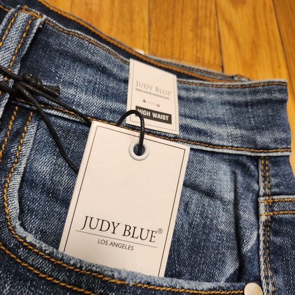 Judy Blue high waist skinny dark denim size 14W - Picture 4 of 12